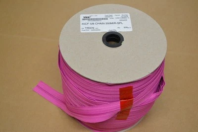 200 meters Priscilla Pink YKK Zipper coil chain 4.5 CF 5/8" 218 Yards  - Image 1 of 2
