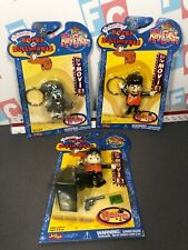 2000 The Adventures Of Rocky & Bullwinkle Boris Micro Bend-Ems Chains Just Toys