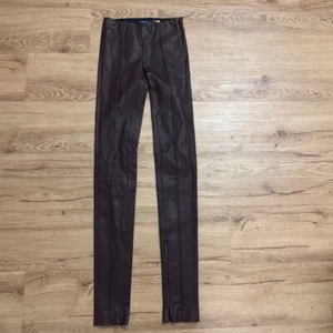 Polo Ralph Lauren Pintucked Lambskin Suede Legging  Women's Sz XXS - Picture 1 of 11