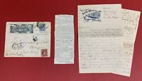 Great Britain,1902 Hotel Advertising Cover, 8 page letter to U.S., Postage Due