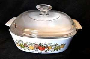 Vintage Corning Ware "Spice of Life La Marjolaine" A-2-B Auflaufform 2qt USA - Bild 1 von 7