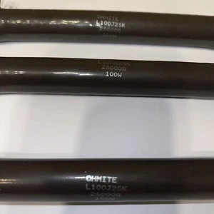 Ohmite 25K Ohm 100 Watt Widerstände Neu Menge (3) - Bild 1 von 12