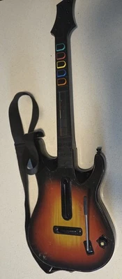 Guitar Hero Xbox 360 World Tour Red Octane Guitar & Strap - Tested Works - Image 1 of 4
