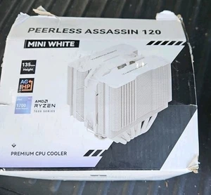 Thermalright Peerless Assassin 120 Mini White CPU Cooler, 6 Heat Pipes AGHP Tech - Afbeelding 1 van 2