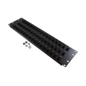 NavePoint 3U (5.25") 19 Inch Panel with 48 Cat6 Couplers - Picture 1 of 3