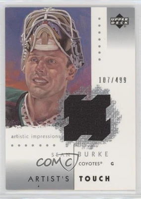 2002-03 Upper Deck Artistic Impressions Artist's Touch Jerseys /499 Sean Burke - Image 1 of 2