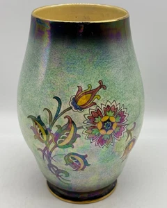 Royal Winton Grimwades Iridescent Flower 8" Vase Made in England - Picture 1 of 10