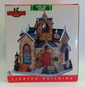 Lemax Village Coventry Cove Stone Hill Chapel 2007 Collection Item 75600 - Picture 1 of 12