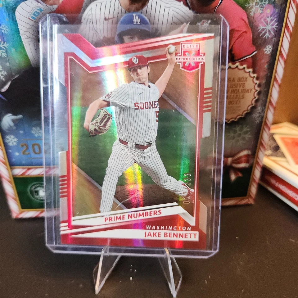 2022 Panini Elite Extra Edition - Jake Bennett #45 Red Die Cut /233 (RC) - Image 1 of 1