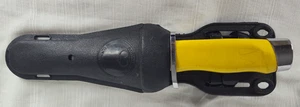 Vintage US Divers Aqua Lung Japan gelber Griff Tauchermesser 7" Kunststoffscheide - Bild 1 von 15