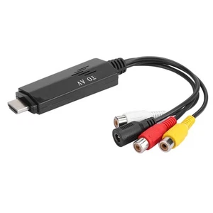 For To Av 1080P Hd Converter Adapter Cable Male To Female For Tv BUU - Picture 1 of 12