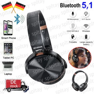 HiFi Bluetooth Faltbare Kopfhörer Für iPhone 6 7 8 X 11 12 13 14 15 16 Pro Max - Zdjęcie 1 z 21