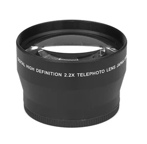 2.2x - 72mm HD Tele Ancillary Lens Real Glass Brands Look Resolution Lens - Picture 1 of 1