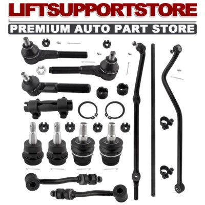 Kit de suspensión de dirección de 13 piezas rótulas extremo barra estabilizadora enlace para Cherokee Foto 1 de 4