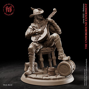 The Bard by Flesh of Gods 3D DnD Pathfinder Tabletop Miniatures