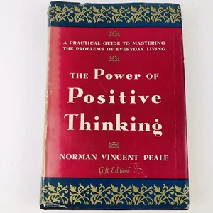 The Power of Positive Thinking by Norman Vincent Peale Gift Edition 1952 HC DJ - Picture 1 of 6
