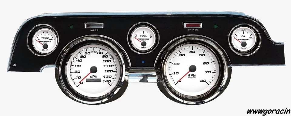 New Vintage USA Gauge Kit Direct Fit for 1967 - 1968 Ford Mustang Complete Kit, - Image 1 of 1