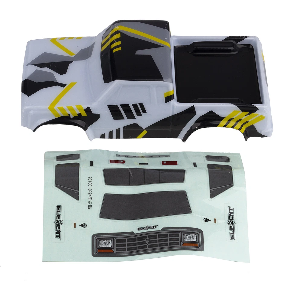 NEW Associated Enduro24 Sendero Body Black and Yellow - Image 1 of 1