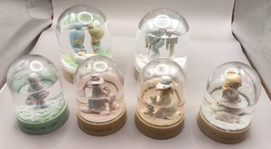 Precious Moments Snow Globes Set of 6 Water Dome Enesco - Picture 1 of 23