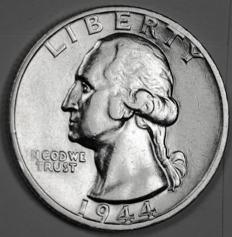 1944-s Washington Quarter.  High Grade. (Inventory A) Cover