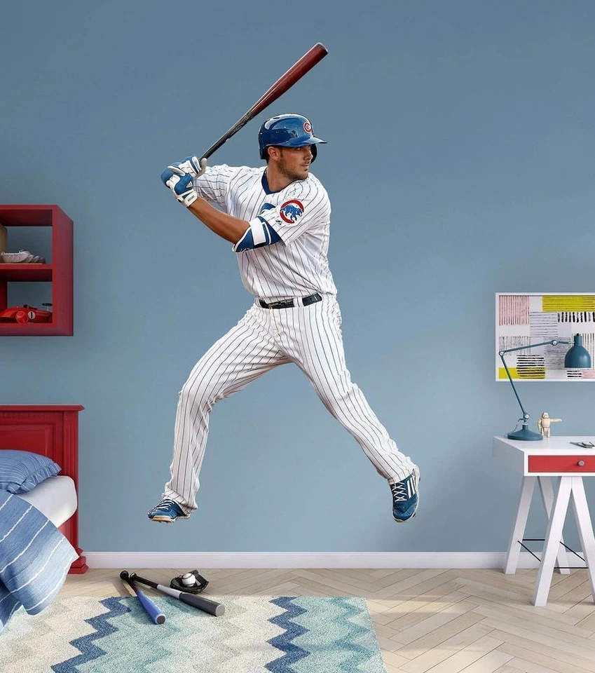 Настенная графика KRIS BRYANT CUBS MVP 4 фута 3 дюйма x 7 футов 6 дюймов в натуральную величину только настоящая большая толстая голова - Изображение 1 из 1