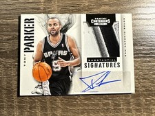 2012-13 Contenders Tony Parker Substantial Signatures Prime Patch Auto #9/10 1/1
