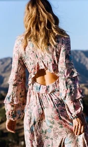 Spell Designs Sayulita Frill Gown- Size XS - Picture 1 of 12