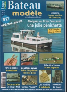 BATEAU MODELE HS N°27 PLAN : PENICHETTE / S-M COUPE FILET / CAILLEBOTI / ECHELLE - Picture 1 of 2
