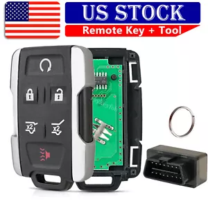 Remote Key Fob Programmer For 2015~2020 Chevrolet Tahoe Suburban M3N-32337100 - Picture 1 of 8