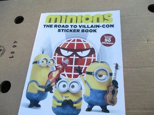 MINIONS THE ROAD TO VILLAIN CON STICKER BOOK - Picture 1 of 6