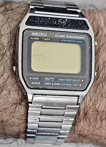 Orologio Seiko A259-5050 Lcd Quarzo Vintage - Foto 1 di 15