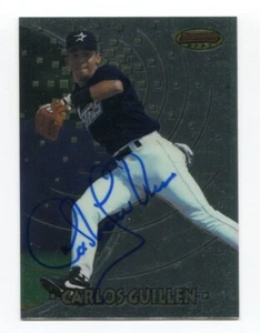 1997 Bowmans Best Calos Guillen Signed Baseball Card RC Autographed #162 Auto - Picture 1 of 2
