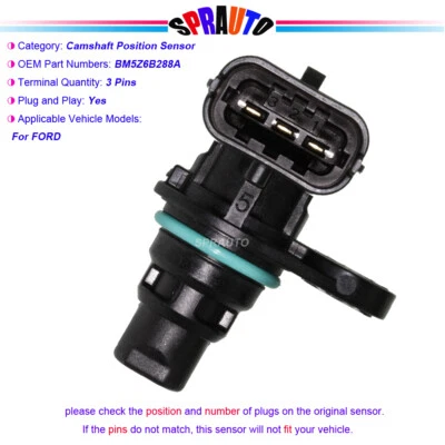 Sensor de posición del árbol de levas para Ford Fusion Fiesta TransitConnect Escape DU97 PC945 Foto 1 de 4