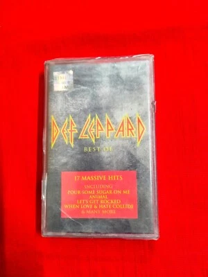 Def Leppard Best Of RARE orig Cassette tape INDIA indian Sealed 2004 - Image 1 of 3