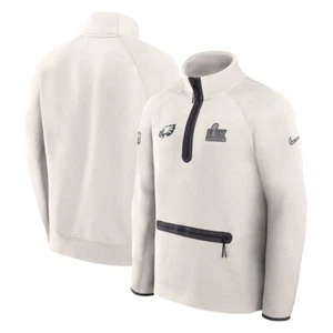 Philadelphia Eagles Nike Super Bowl LIX Opening Night Tech polar media cremallera 2XL - Imagen 1 de 6