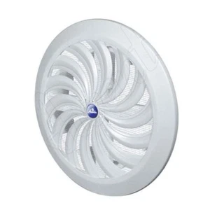 Cubierta de rejilla de ventilación de pared con red y obturador 100-150 mm de diámetro cambiable - Imagen 1 de 4