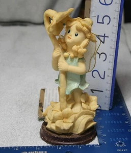 FAIRY GIRL With Flower Cute Fairy Garden Figurine Sitco Importing - Imagen 1 de 7