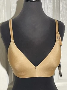 Montelle Intimates NWT Womens 9017 Wire free Size 32F Nude Bra - Picture 1 of 6