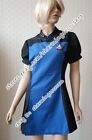Uniform For Star Trek Tng Skant Cosplay Costume Blue Black Dress For Halloween