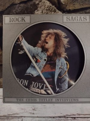 Rock Sagas Tetley Interviews Bon Jovi UK Picture LP Vinyl rarity Vintage  - Bild 1 von 4