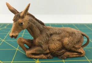 Fontanini Seated Donkey - 1 Figurine 3.75 Inch, Polyresin - Nativity 52833 - Picture 1 of 5