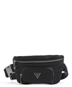 Guess Bum Bag/ Belt Bag Leather Black Color - Picture 1 of 6