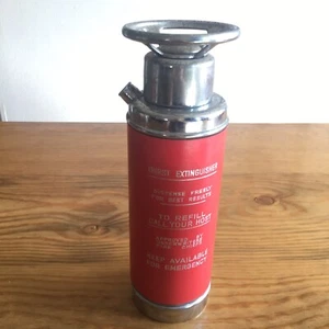 Vintage Thirst Extinguisher Fireman Novelty Gift Musical Shaker Decanter - Picture 1 of 10