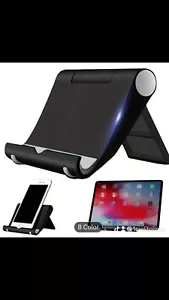 Universal Cell Phone Holder Foldable Base for Desk Table color black - Picture 1 of 5