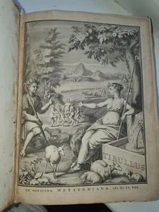 1708 WORKS OF ALBIUS TIBULLUS - ALBII TIBULLI QUAE EXTANT ROMAN POET* - Picture 1 of 13