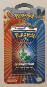 Pokemon EX Rubino e Zaffiro Scettile Artwork Blister Booster Pack VEDI DESCRIZIONE - Foto 1 di 3