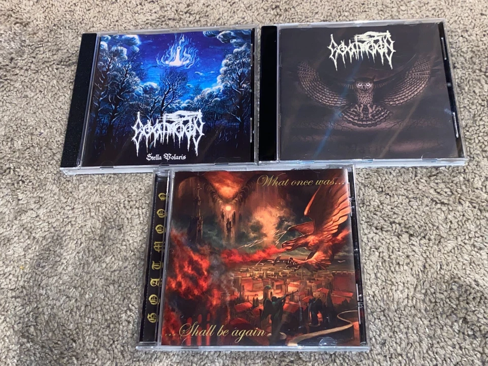 Lot of 3 GOATMOON CDs - 'What Once Was Shall Be Again' 'Stella Polaris' 'Varjot' Foto 1 de 3