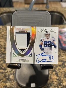 2022 Panini Flawless Jason Witten Distinguished Patch Auto Autograph # /25 🔥🔥 - Bild 1 von 2