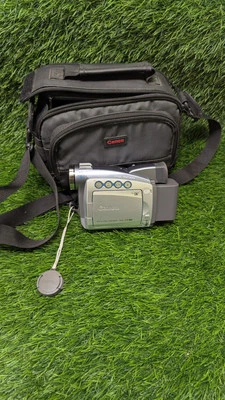 Canon ZR80 Mini DV Camcorder For Parts Or Repair Black Screen In Record Mode - Image 1 of 4