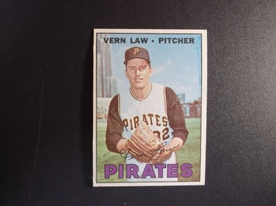 1967 Topps Baseball Vern Law Card # 351 - Image 1 of 2